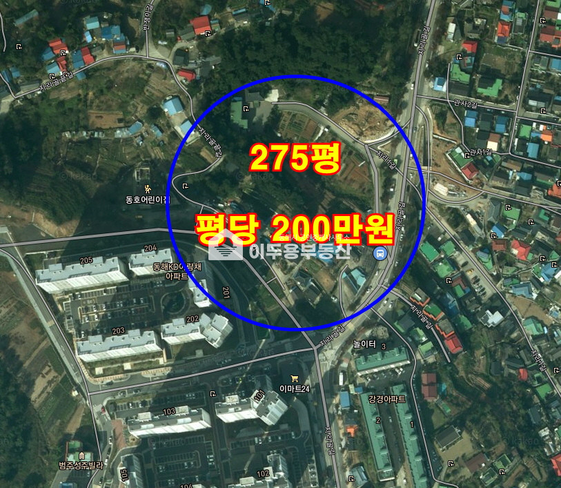 강원 동해시 발한동 발한동 아람채인근 토지매매 매매 매물번호 10658 사진 1