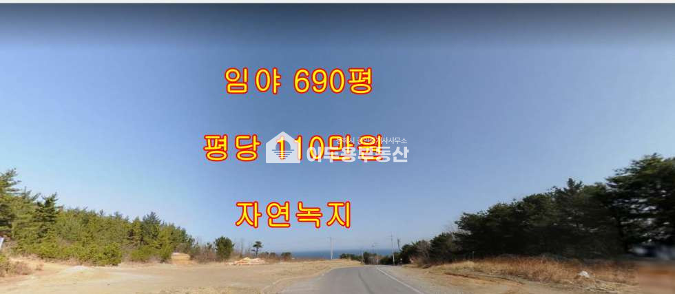 강원 동해시 대진동 바다전망 토지 매매 매매 매물번호 10705 사진 1