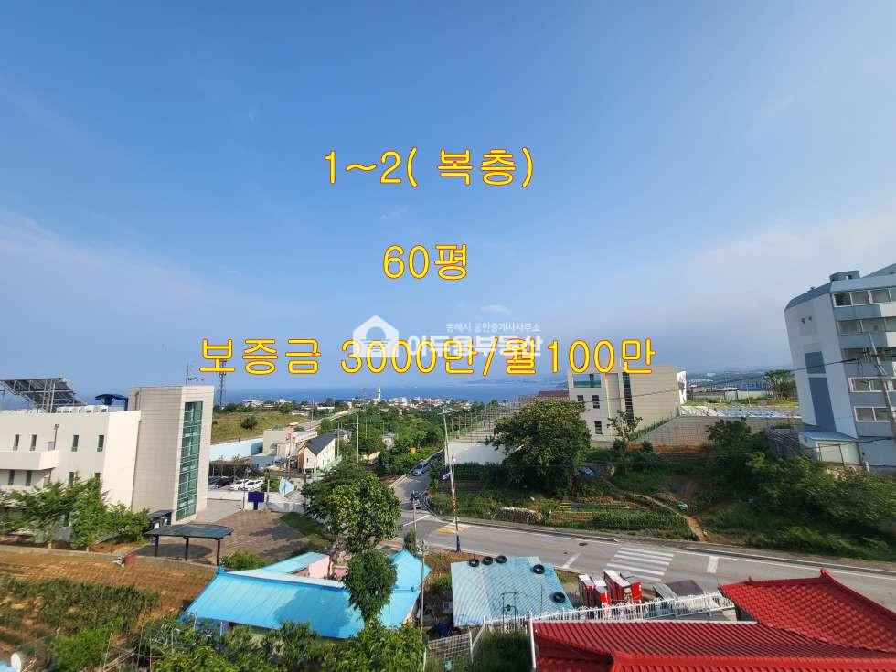 강원 동해시 묵호진동 바다전망 좋은 신축상가 임대 월세 매물번호 10713 사진 1
